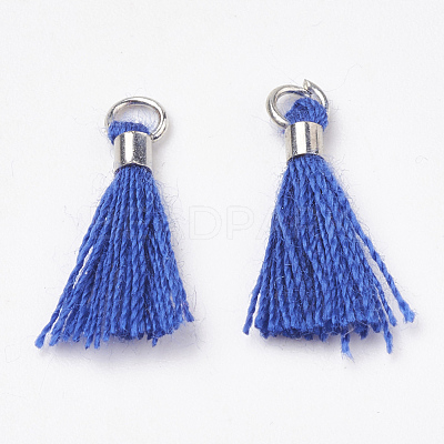 Polycotton(Polyester Cotton) Tassel Pendant Decorations FIND-S275-13P-1