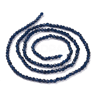 Transparent Glass Beads Strands GLAA-H021-04-28-1