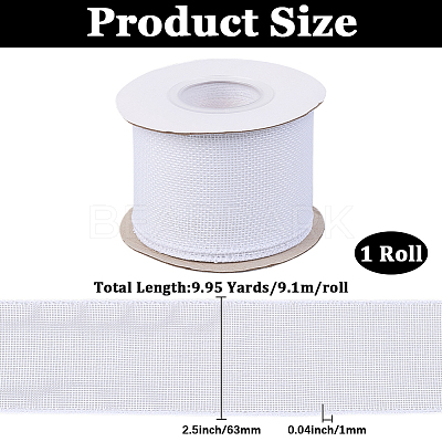 9.1M Burlap Lace Rolls OCOR-WH20048-01O-1