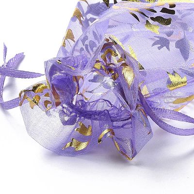 Organza Drawstring Jewelry Pouches OP-I001-C02-1