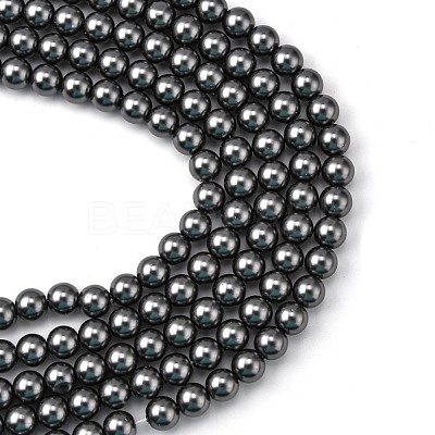 Eco-Friendly Glass Pearl Beads HY-J002-8mm-HX088-1