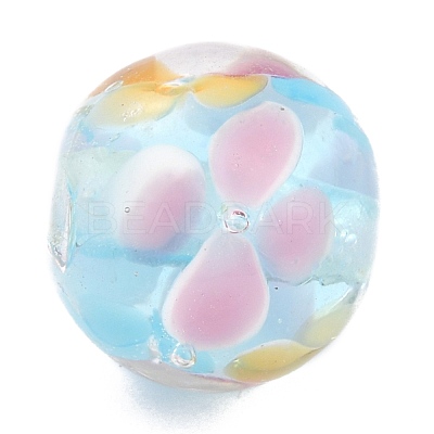 Round Lampwork Beads LAMP-H059-A04-1
