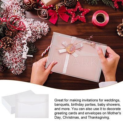 Blank Parchment Paper Envelopes AJEW-WH0038-98B-1