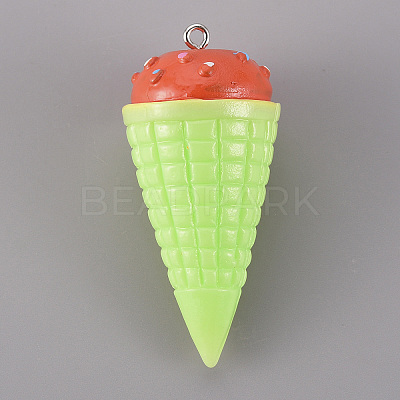 Resin Pendants RESI-Q211-001B-1