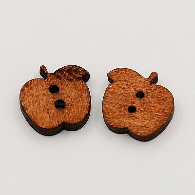 2-Hole Wooden Buttons X-BUTT-N003-23-1