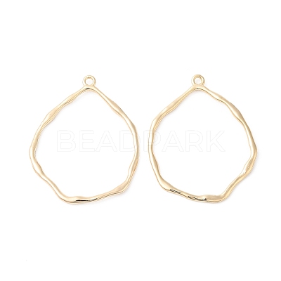 Brass Open Back Bezel KK-O144-03G-1