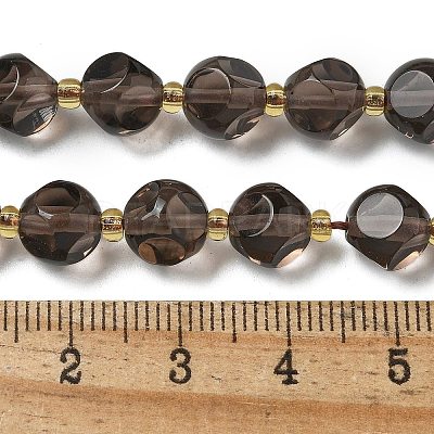Natural Ice Obsidian Beads Strands G-K387-A09-02-1