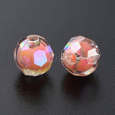 Transparent Acrylic Beads X-TACR-S152-04B-1