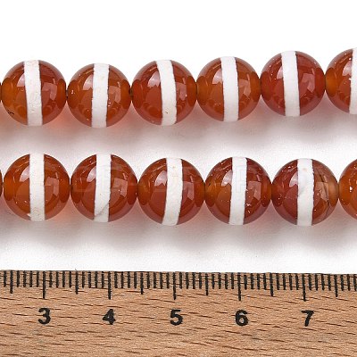 Tibetan Style dZi Beads Strands GG-CBA3DA1-01-1