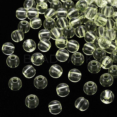 Transparent Acrylic Beads MACR-S370-A6mm-728-1
