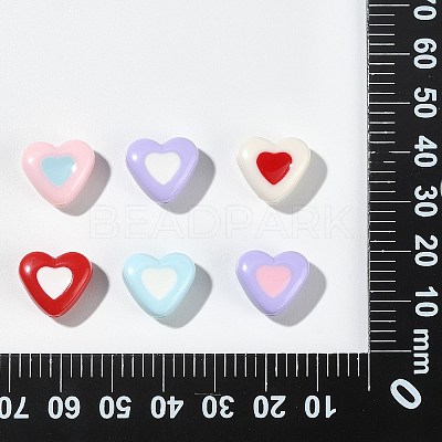 100Pcs Opaque Acrylic Beads SACR-CJ0001-25-1