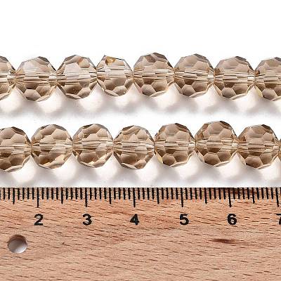 Transparent Glass Bead Strands X-GLAA-G013-10mm-90-1