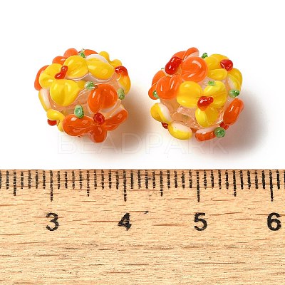 Handmade Lampwork Beads LAMP-B025-03B-13-1