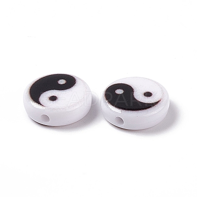 Opaque Acrylic Beads SACR-E008-02A-02-1