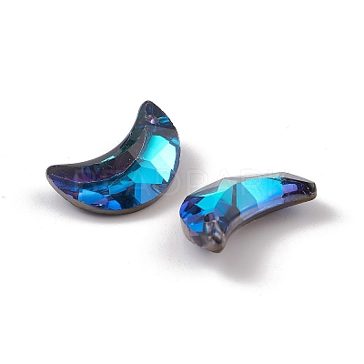 Electroplate Transparent Glass Pendants GLAA-A008-10C-1
