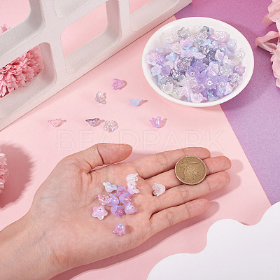 Acrylic Bead Caps OACR-TA0014-45A-1