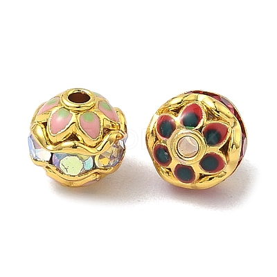 Alloy Rhinestone Beads KK-K415-02G-1