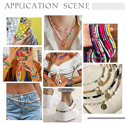 DIY Letter Beads Jewelry Making Finding Kit DIY-PH0010-58-1
