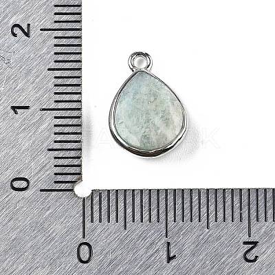 Natural Amazonite Faceted Pendants G-U019-05P-02-1