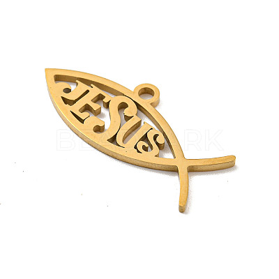 304 Stainless Steel Pendants STAS-P342-04G-1