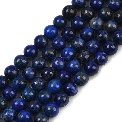 Natural Lapis Lazuli Beads Strands G-G423-5mm-AB-1