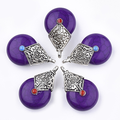 Resin Pendants RESI-T022-15-1