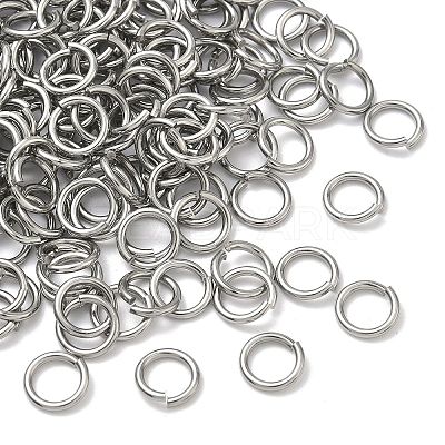Tarnish Resistant 304 Stainless Steel Open Jump Rings X-STAS-R065-43-1