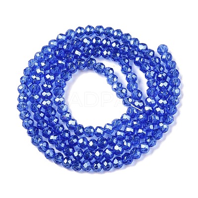Electroplate Glass Beads Strands EGLA-A044-T2mm-A31-1