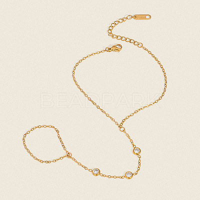 304 Stainless Steel Cable Chain Bracelets MG3461-1