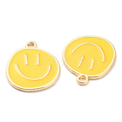 Alloy Enamel Pendants ENAM-D051-18G-02-1