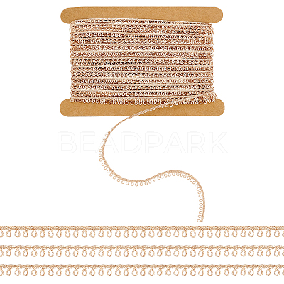 10 Yards Polyester Picot Lace Trim SENE-WH0003-42A-1