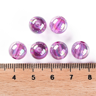 Transparent Acrylic Beads MACR-S370-B10mm-740-1
