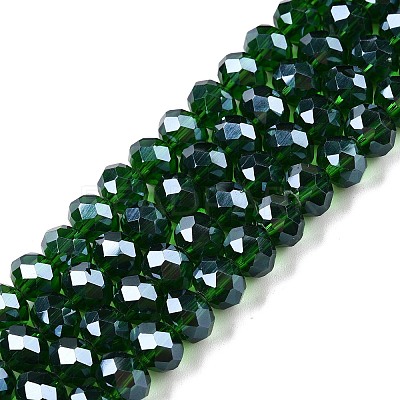 Electroplate Glass Beads Strands LS-EGLA-A044-T8mm-A24-1