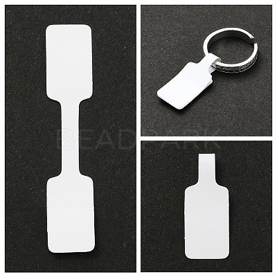 Rectangle Jewelry Display Sticker Self-adhesive Paper X-TOOL-WH0039-03-1