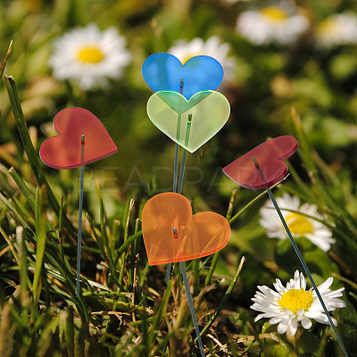 Acrylic Garden Stake AJEW-FH0005-24D-1