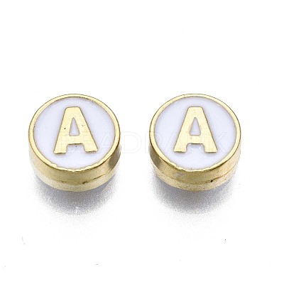 Alloy Enamel Beads ENAM-N052-006-01A-RS-1