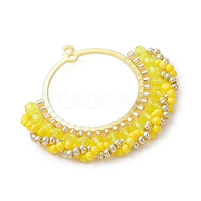 Glass Pendants PALLOY-MZ01278-03-1