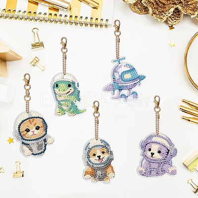 Animal Spaceman DIY Diamond Painting Kit PW-WG21165-01-1