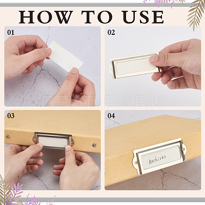 40Pcs Iron Label Frame FIND-MA0001-20P-1