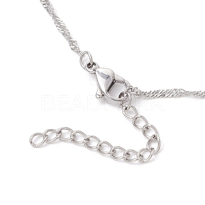304 Stainless Steel Macrame Pouch Empty Stone Holder Necklace Making NJEW-JN05238-01-1