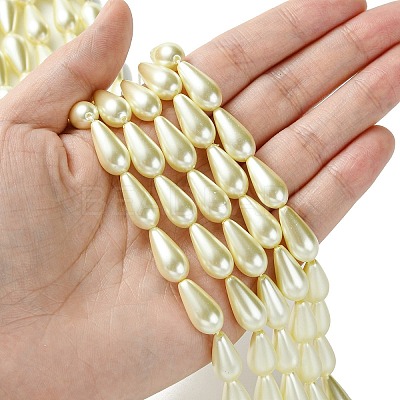 Glass Pearl Beads X-HY-AB426-EM107-1