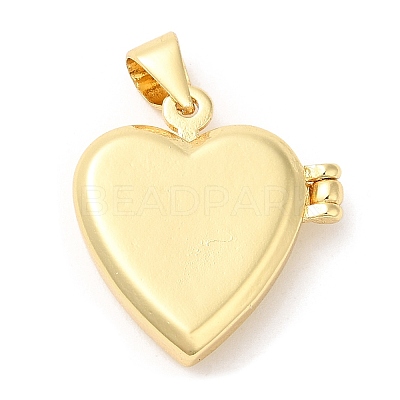 Natural Shell Locket Pendants X-KK-K332-15G-05-1