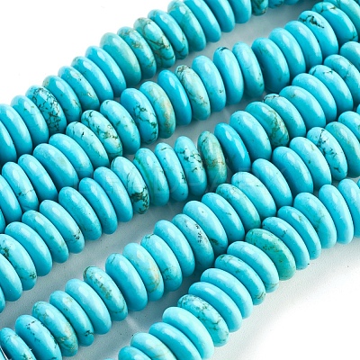Natural Howlite Heishi Beads Strands X-TURQ-G102-03A-1