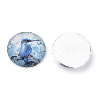 Flatback Glass Cabochons for DIY Projects X-GGLA-S029-12mm-017-1