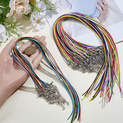 50Pcs Imitation Leather Round Cord Necklace Making NJEW-SC0001-89A-1