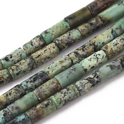 Natural African Turquoise(Jasper) Beads Strands G-F631-B15-1