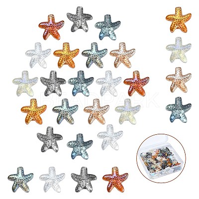 100Pcs Electroplate Glass Beads EGLA-CJ0001-11-1