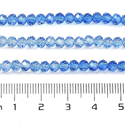 Transparent Painted Glass Beads Strands LS-DGLA-A034-T3mm-A01-1