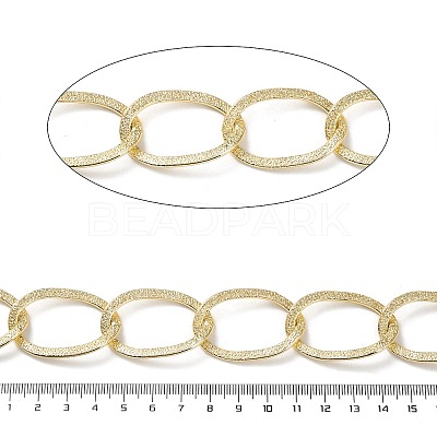 Oxidation Aluminum Textured Curb Chains CHA-E003-15G-1