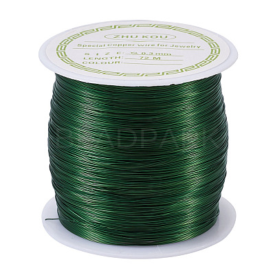 Round Copper Beading Wire for Jewelry Making YS-TAC0004-0.4mm-06-1
